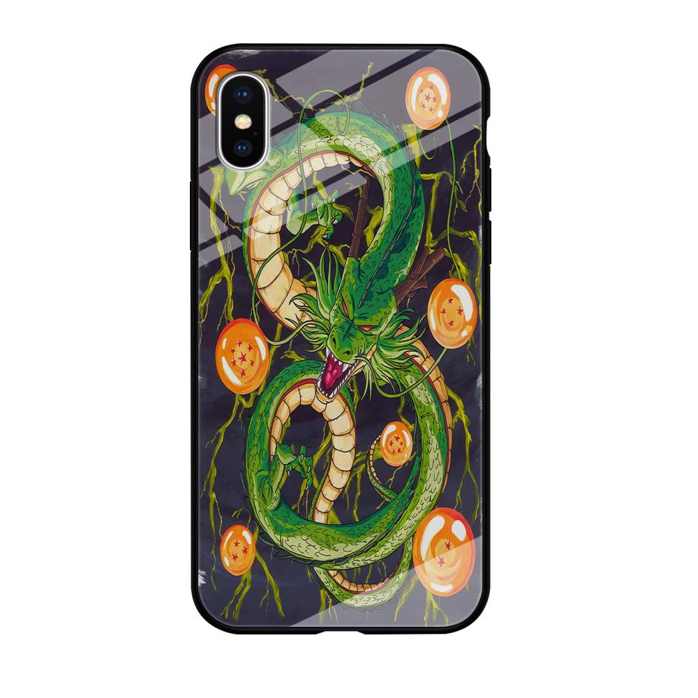 Dragon Ball 009 iPhone X Case-Tempered Glass Case-Xtracase