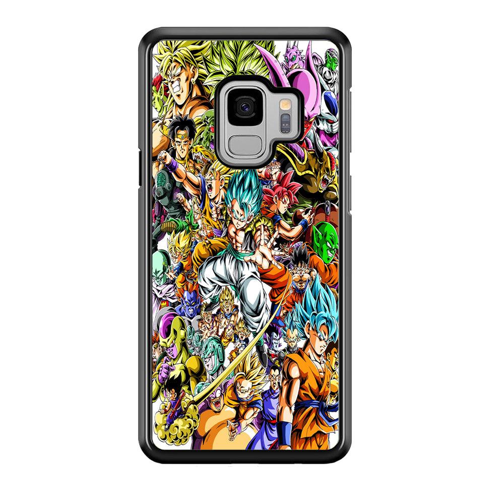 Dragon Ball Super Character Samsung Galaxy S9 Case-Rubber / Black (2D Case)-Xtracase
