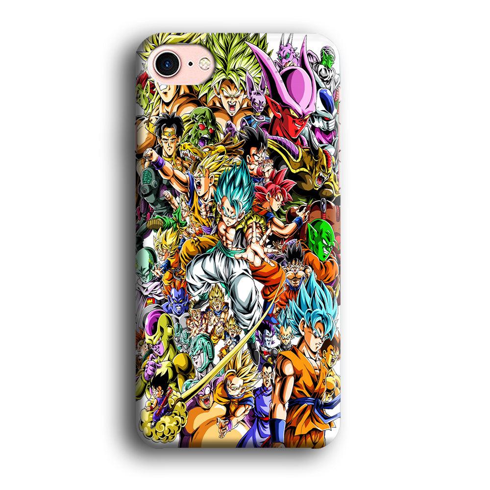 Dragon Ball Super Character iPhone 7 Case-Plastic / Full Wrap (3D Case)-Xtracase
