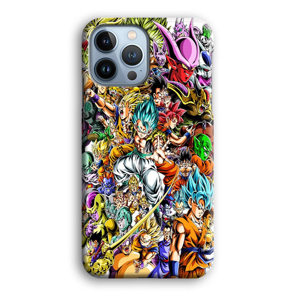 Dragon Ball Super Character iPhone 13 Pro Max Case-Plastic / Full Wrap (3D Case)-Xtracase