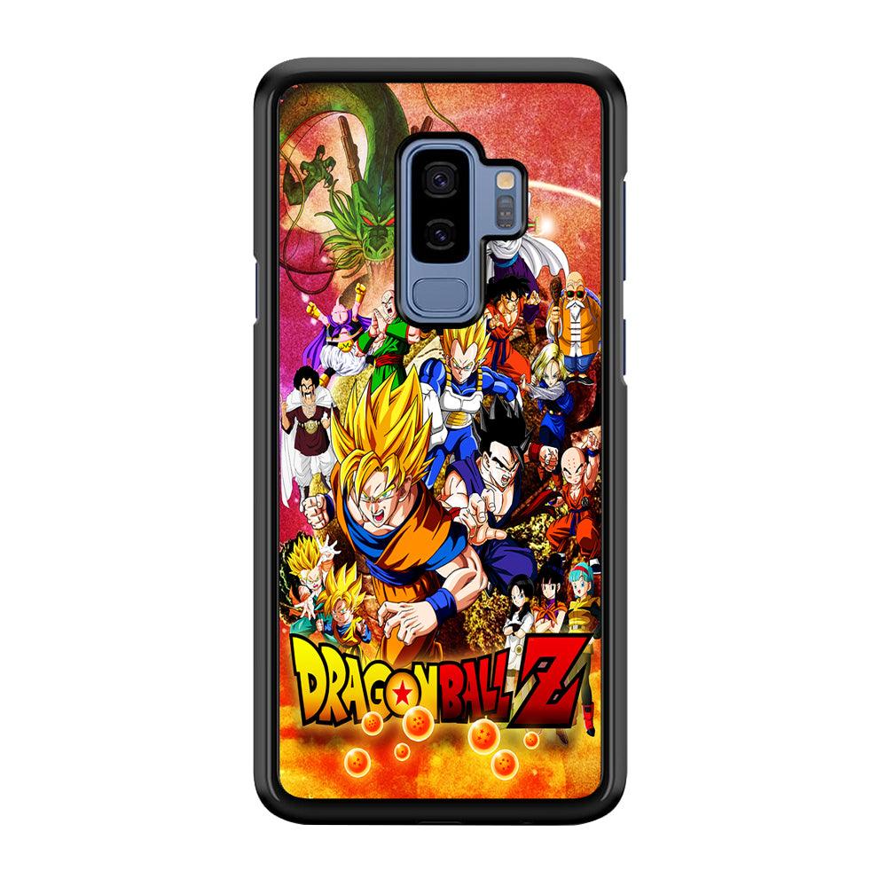 Dragon Ball Z All Family Samsung Galaxy S9 Plus Case-Rubber / Black (2D Case)-Xtracase