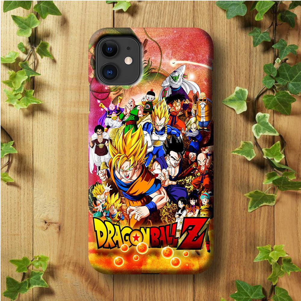 Dragon Ball Z All Family iPhone 11 Case-Plastic / Full Wrap (3D Case)-Xtracase