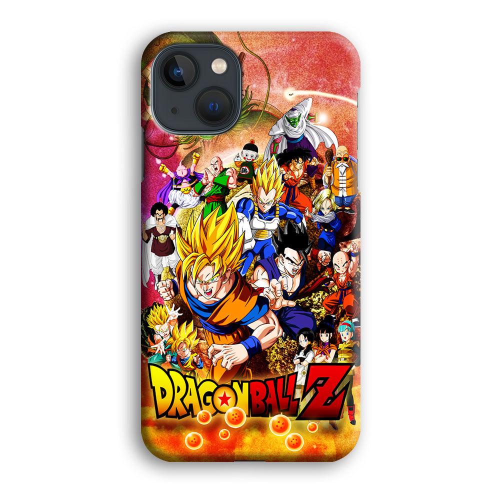 Dragon Ball Z All Family iPhone 13 Mini Case-Plastic / Full Wrap (3D Case)-Xtracase