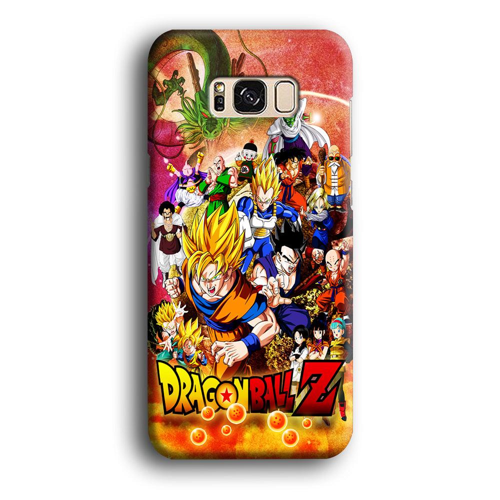 Dragon Ball Z All Family Samsung Galaxy S8 Case-Plastic / Full Wrap (3D Case)-Xtracase