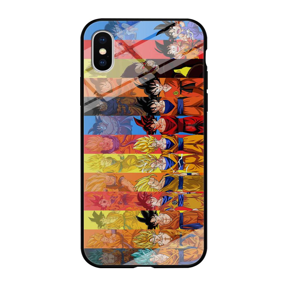 Dragon Ball Z Evolution iPhone Xs Max Case-Tempered Glass Case-Xtracase