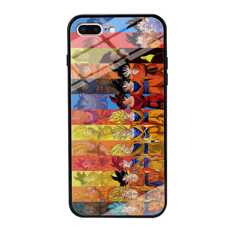 Dragon Ball Z Evolution iPhone 8 Plus Case-Tempered Glass Case-Xtracase