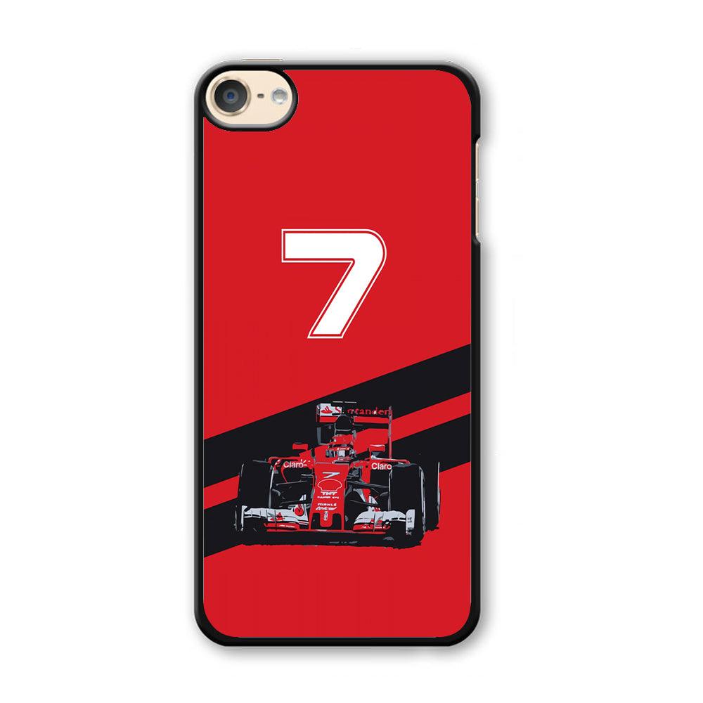 F1 Number Seven iPod Touch 6 Case-Plastic / Full Wrap (3D Case)-Xtracase