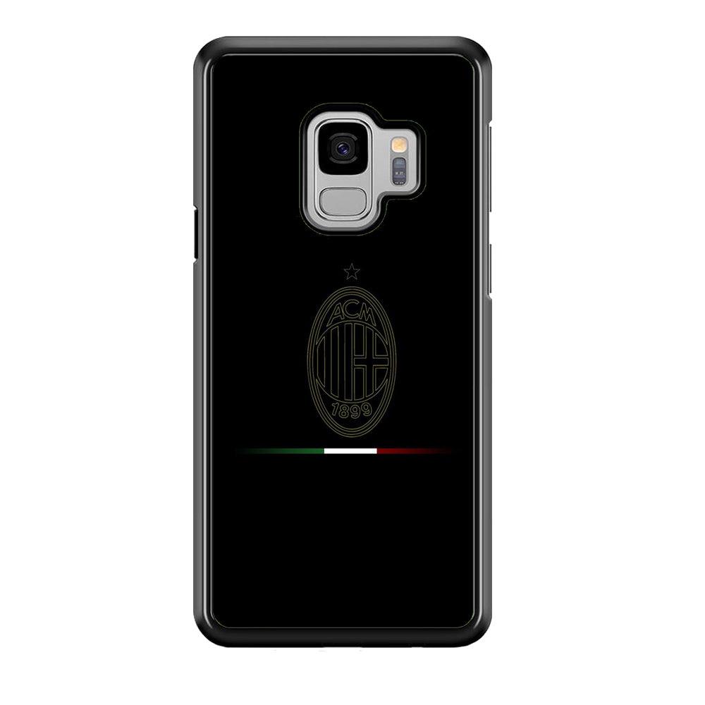 FB AC Milan Samsung Galaxy S9 Case-Plastic / Full Wrap (3D Case)-Xtracase