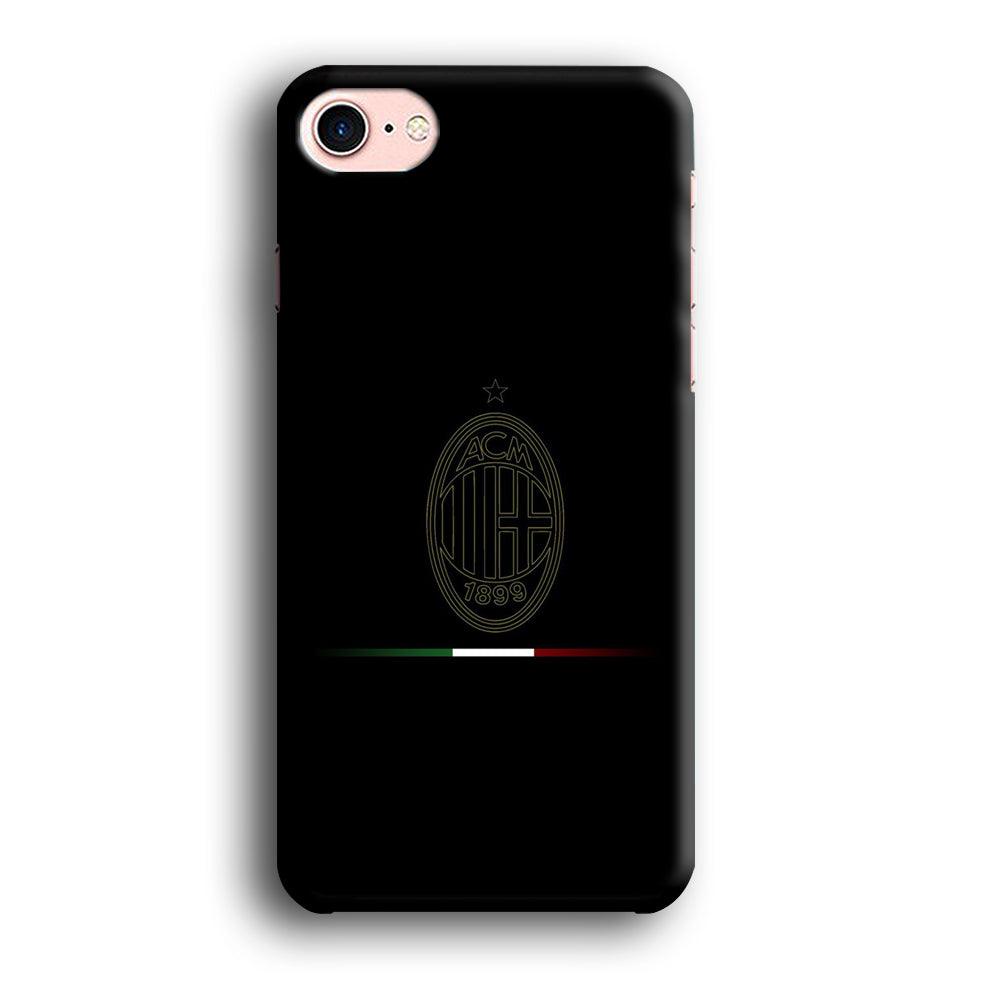 FB AC Milan iPhone SE 2020 Case-Plastic / Full Wrap (3D Case)-Xtracase