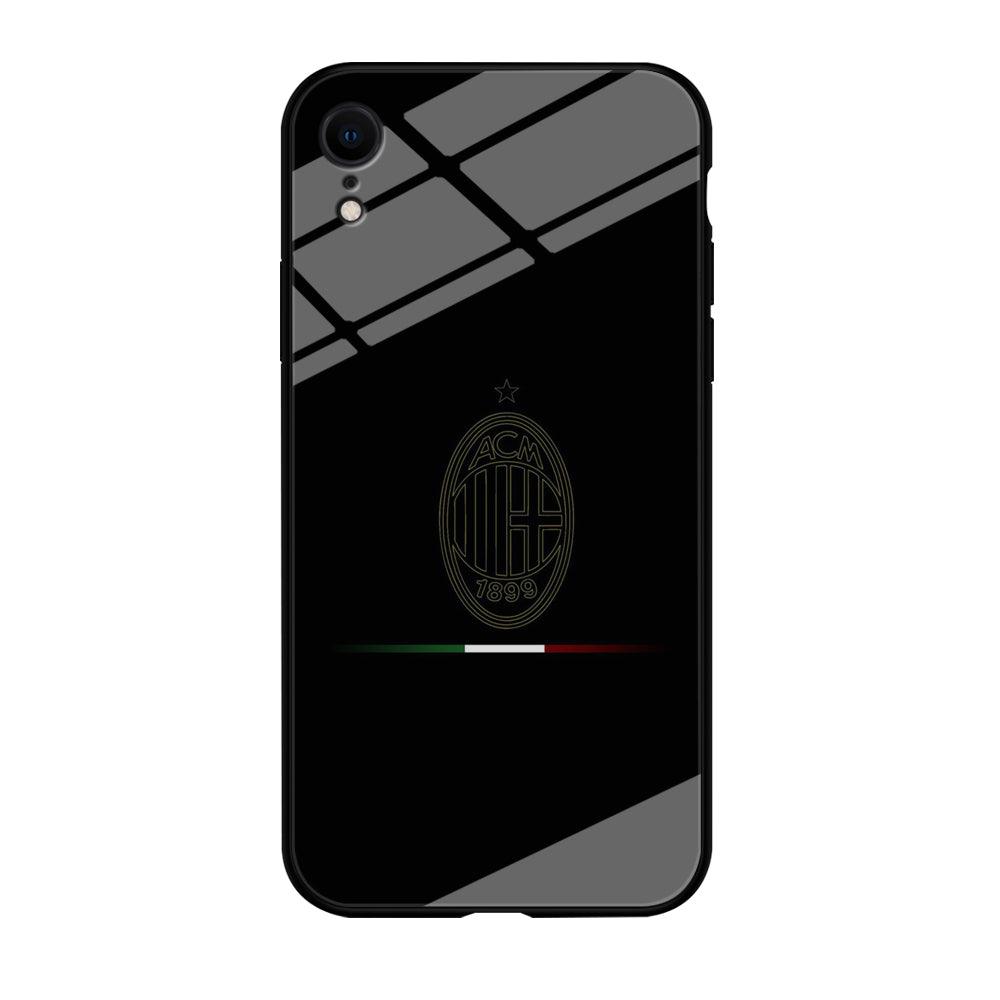 FB AC Milan iPhone XR Case-Tempered Glass Case-Xtracase
