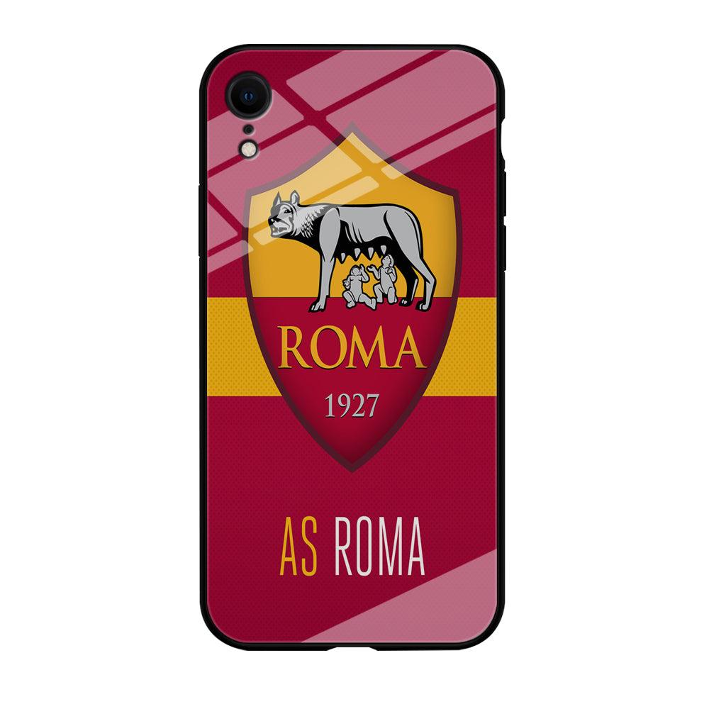 FB AS Roma iPhone XR Case-Tempered Glass Case-Xtracase