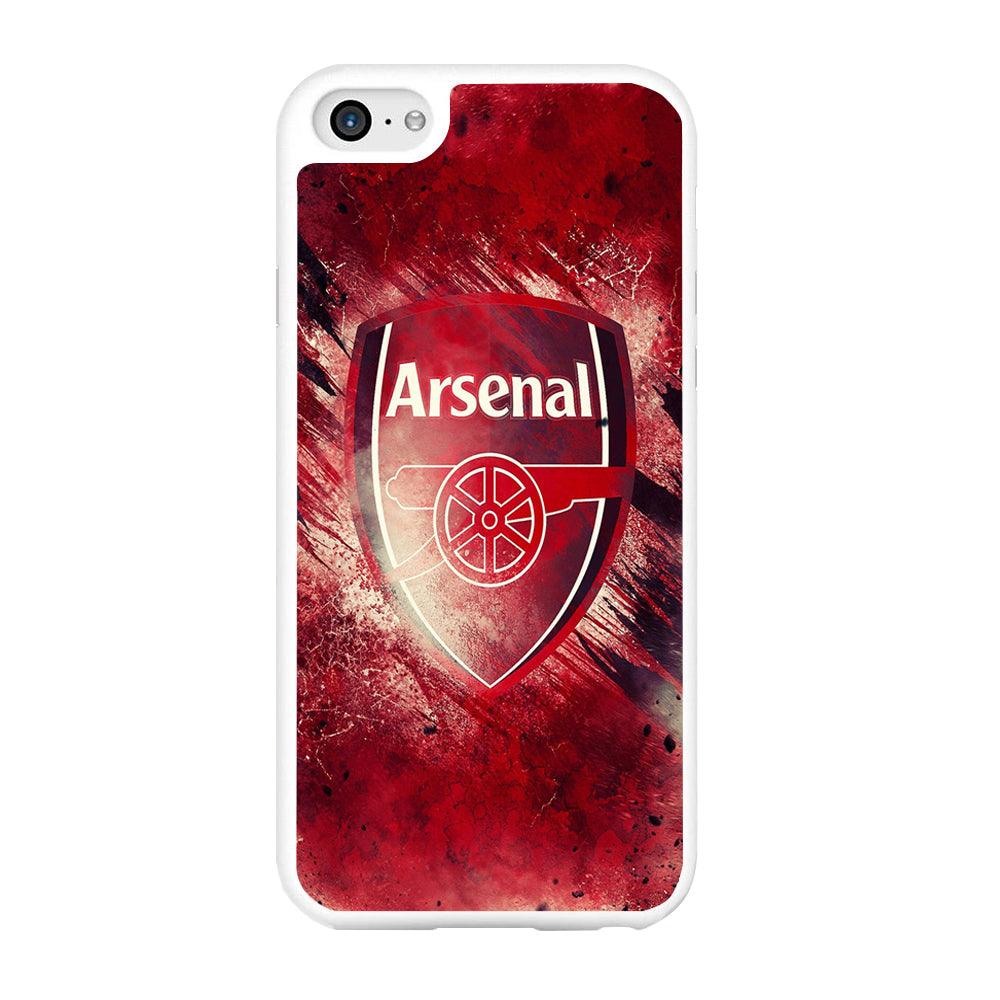 FB Arsenal iPhone 6 | 6s Case-Rubber / White (2D Case)-Xtracase
