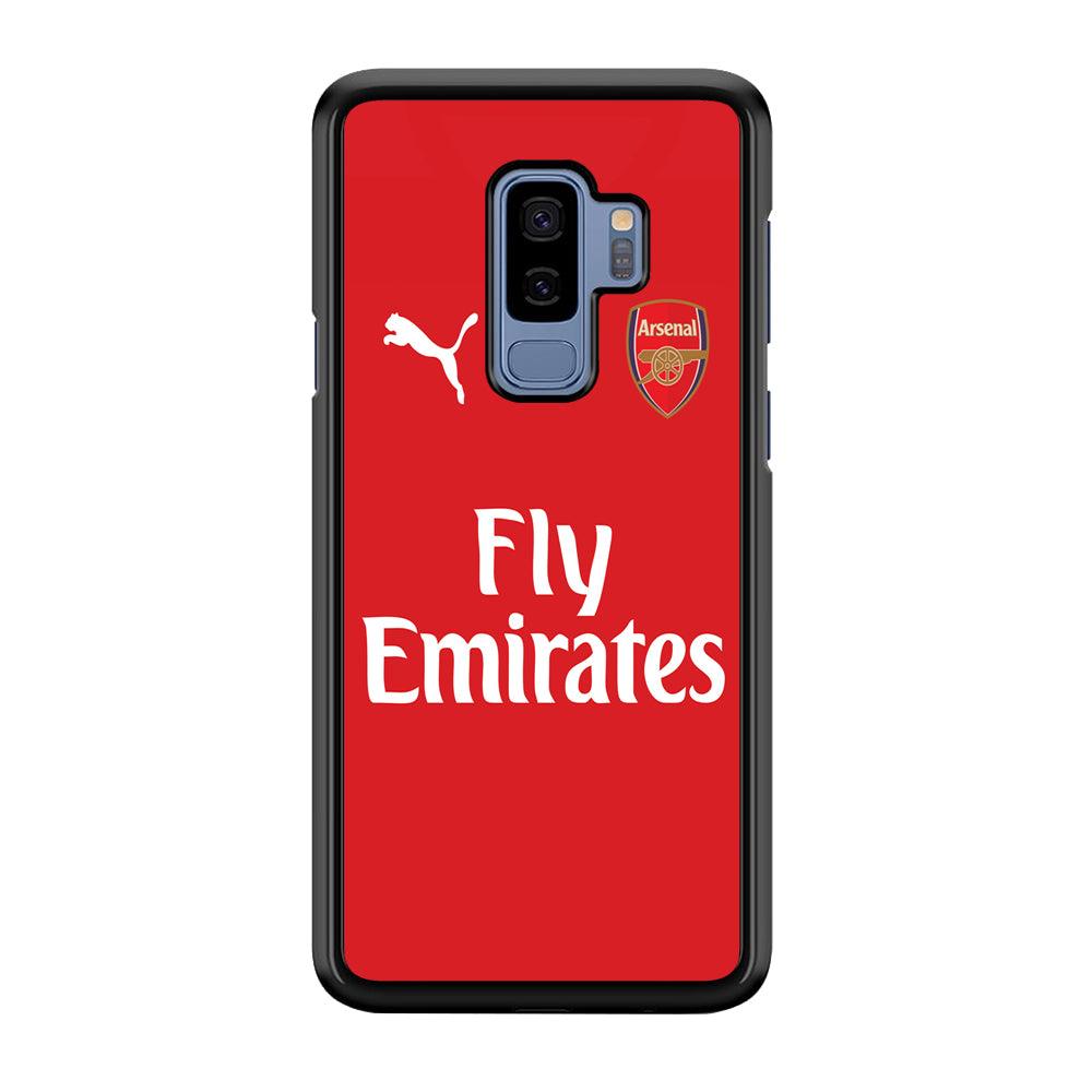 FB Arsenal Jersey Samsung Galaxy S9 Plus Case-Plastic / Full Wrap (3D Case)-Xtracase