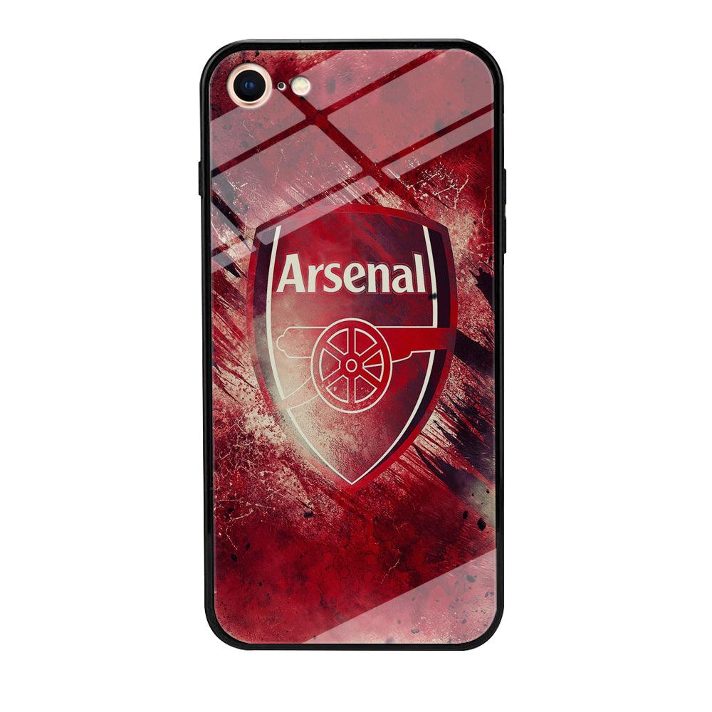 FB Arsenal iPhone 7 Case-Tempered Glass Case-Xtracase