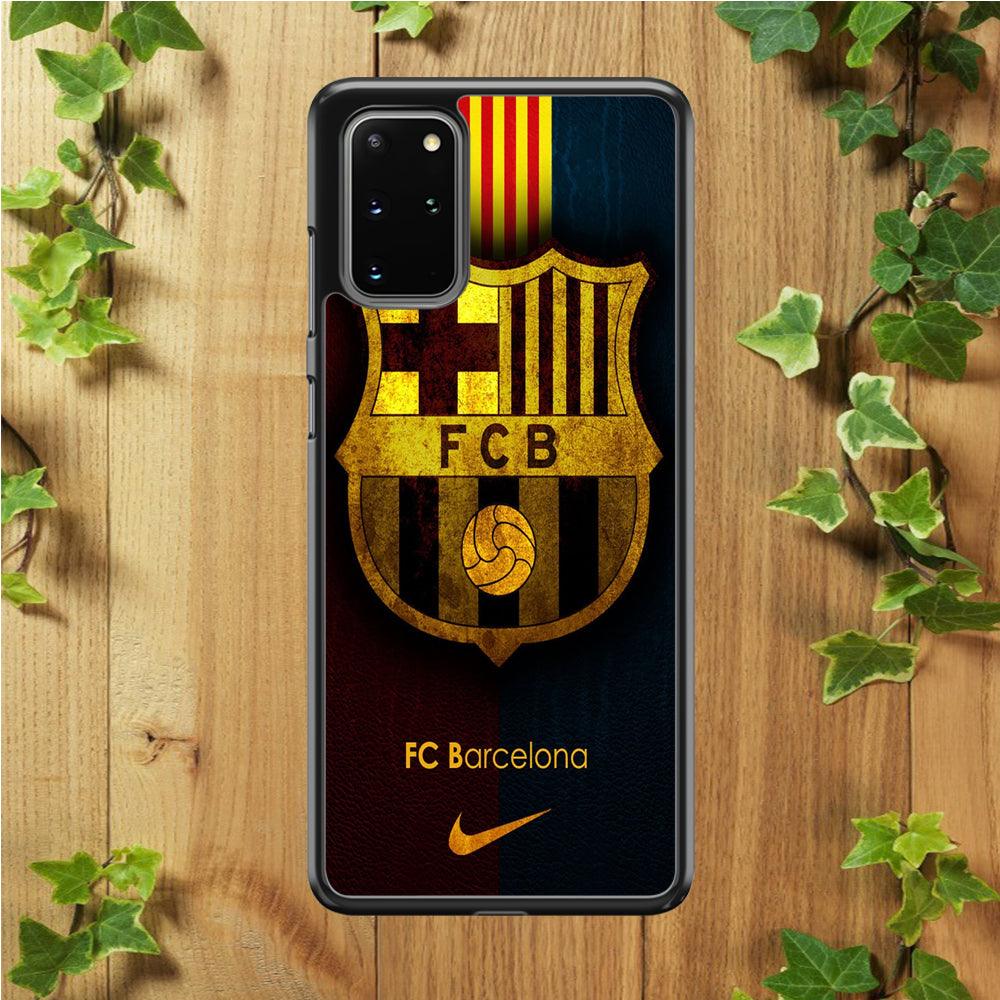 FB Barcelona Samsung Galaxy S20 Plus Case-Rubber / Black (2D Case)-Xtracase