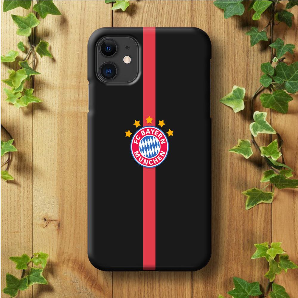 FB Bayern Munich 001 iPhone 11 Case-Plastic / Full Wrap (3D Case)-Xtracase