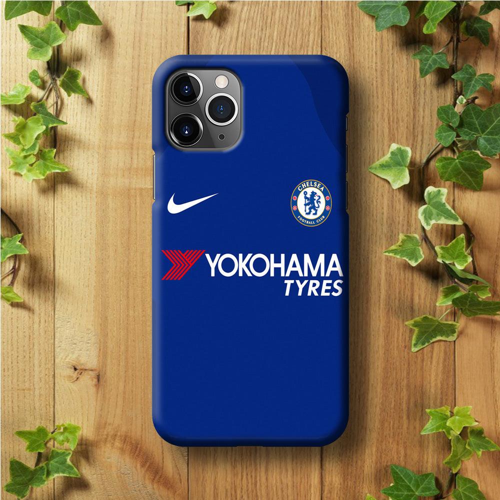 FB Chelsea Jersey iPhone 11 Pro Case-Plastic / Full Wrap (3D Case)-Xtracase