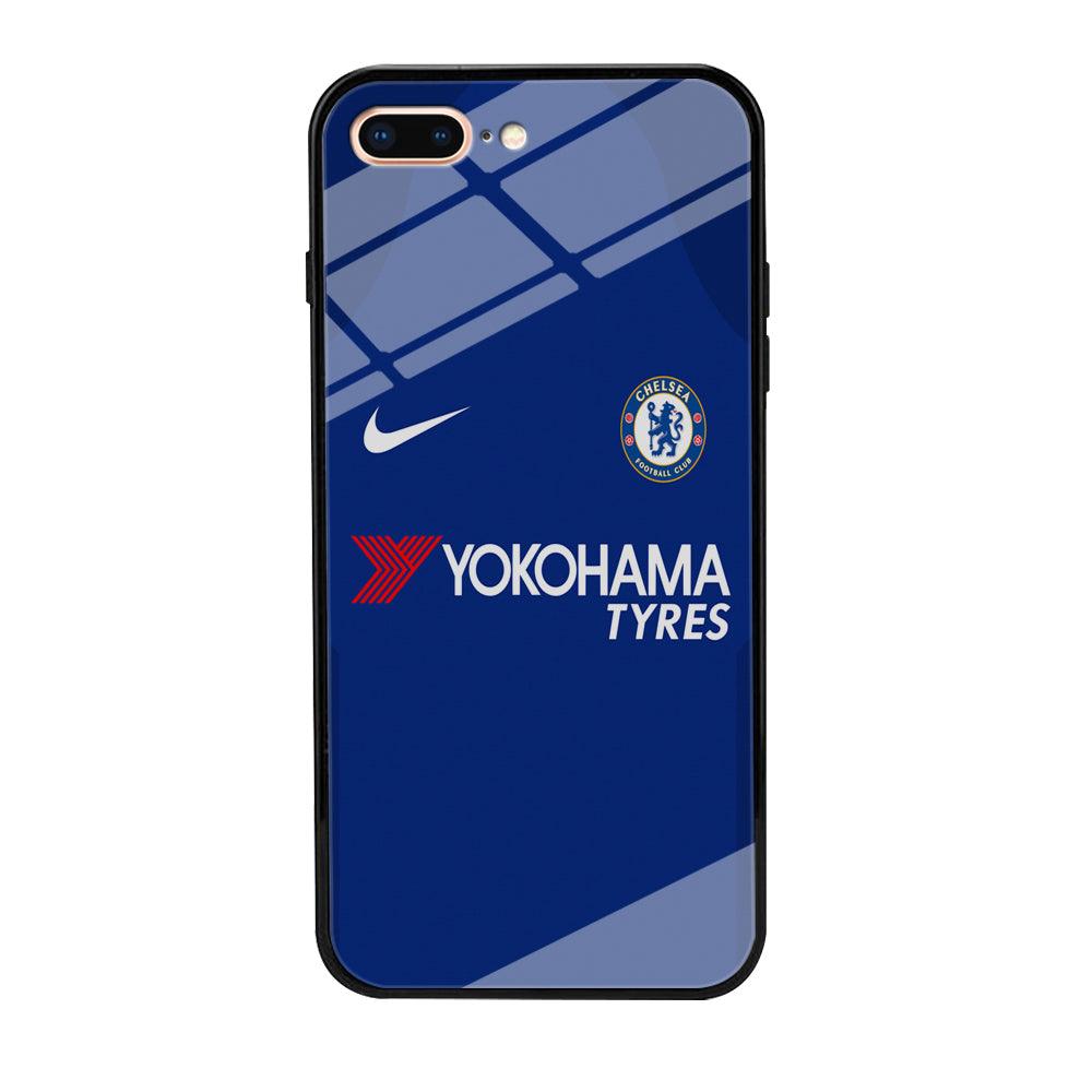 FB Chelsea Jersey iPhone 8 Plus Case-Tempered Glass Case-Xtracase