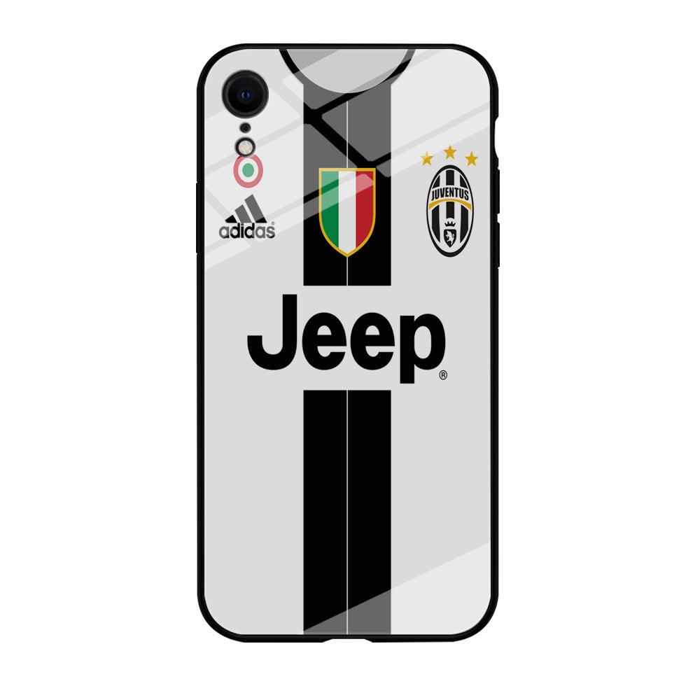 FB Juventus Jersey iPhone XR Case-Tempered Glass Case-Xtracase