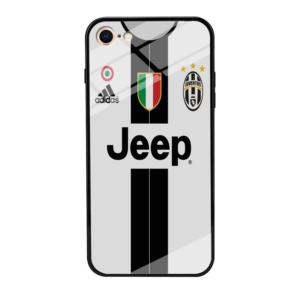 FB Juventus Jersey iPhone 8 Case-Tempered Glass Case-Xtracase
