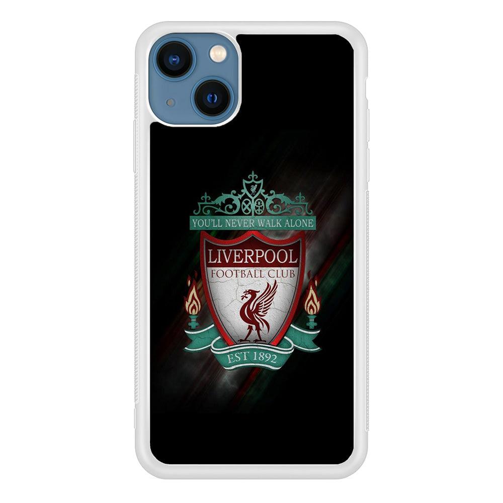 FB Liverpool iPhone 13 Case-Rubber / White (2D Case)-Xtracase