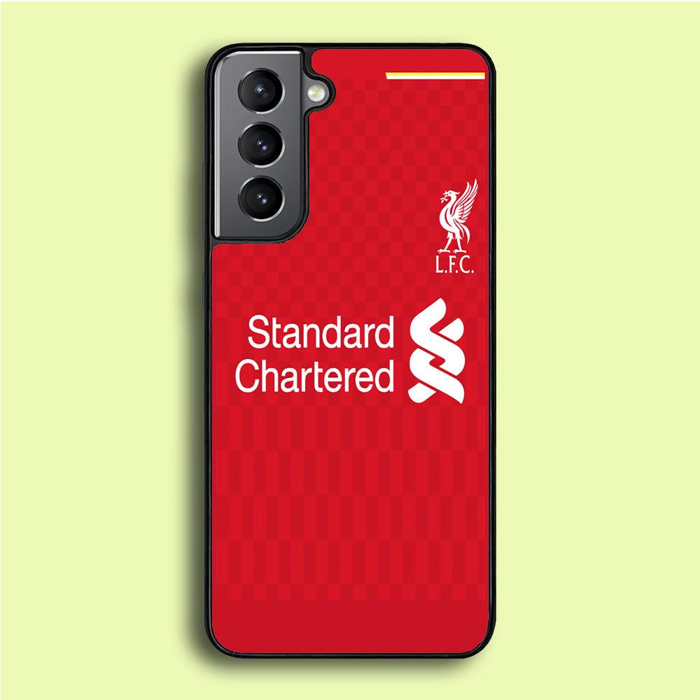 FB Liverpool Jersey Samsung Galaxy A16 Case-Rubber / Black (2D Case)-Xtracase