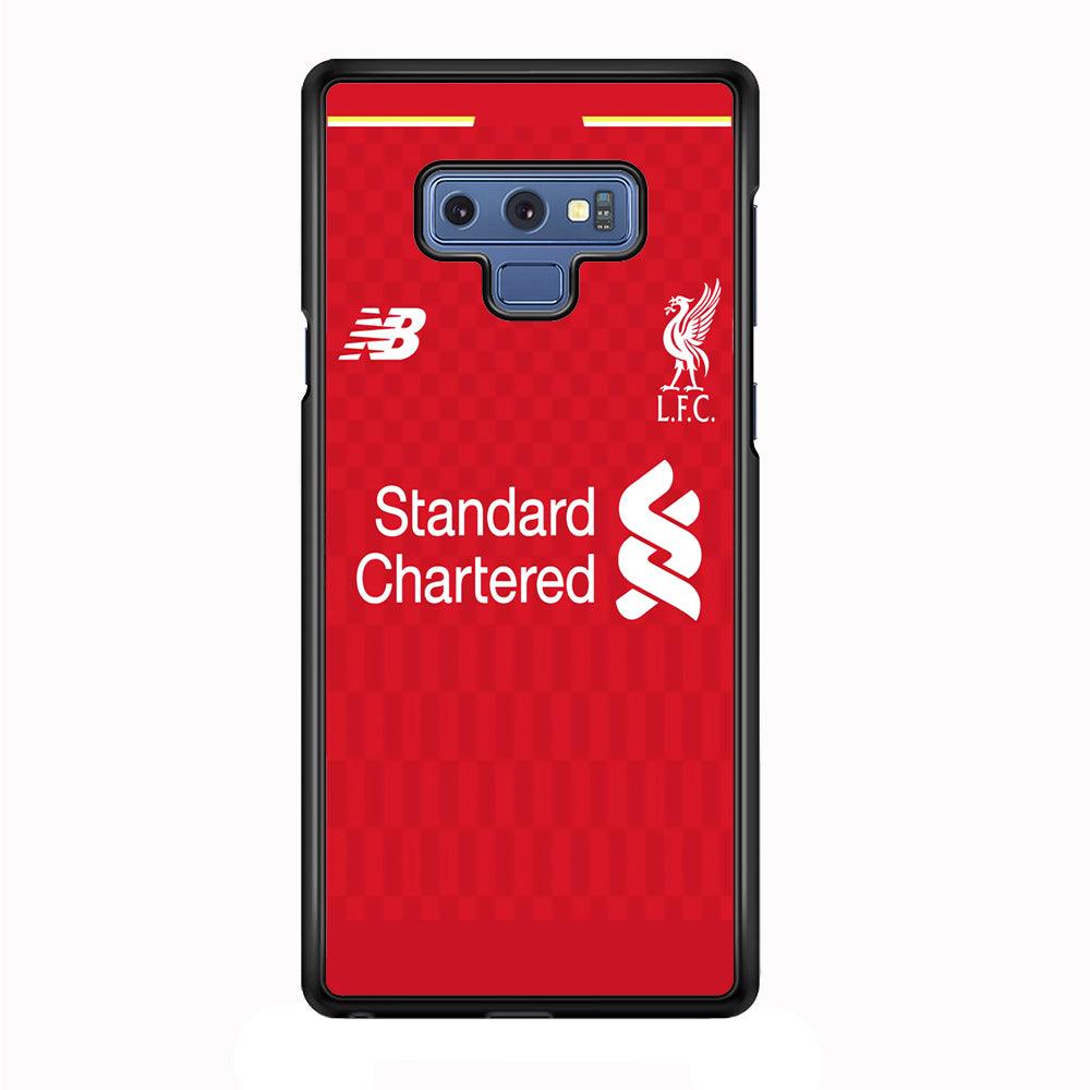 FB Liverpool Jersey Samsung Galaxy Note 9 Case-Plastic / Full Wrap (3D Case)-Xtracase