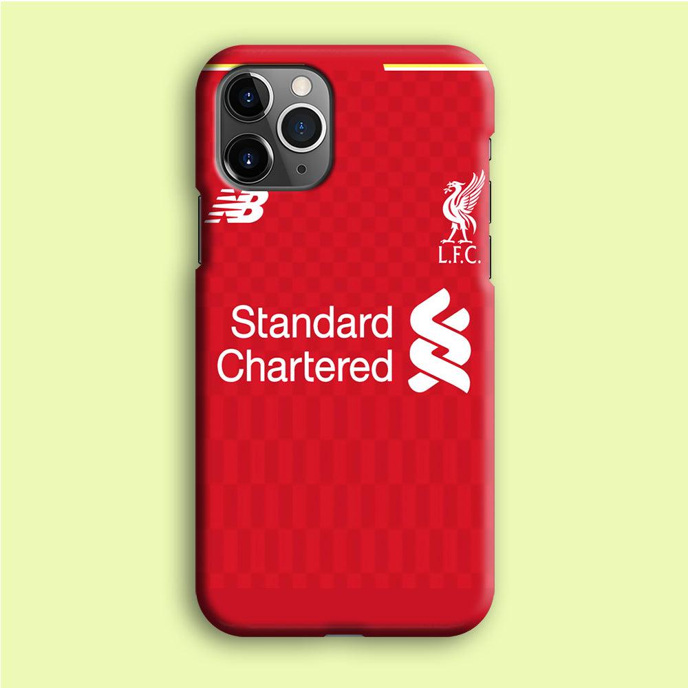 FB Liverpool Jersey iPhone 12 Pro Case-Plastic / Full Wrap (3D Case)-Xtracase