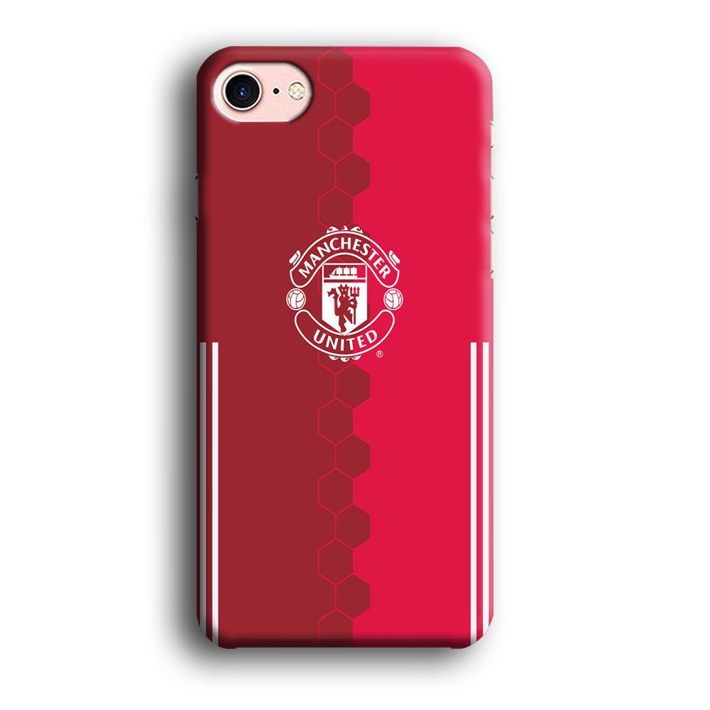FB Manchester United iPhone SE 2020 Case-Plastic / Full Wrap (3D Case)-Xtracase
