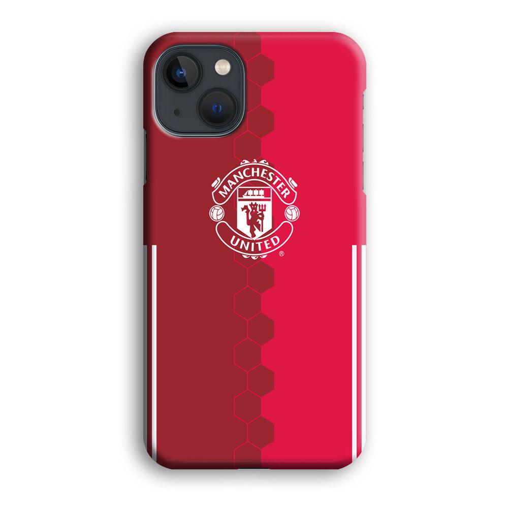 FB Manchester United iPhone 13 Mini Case-Plastic / Full Wrap (3D Case)-Xtracase