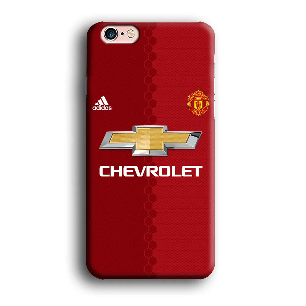 FB Manchester United Jersey iPhone 6 Plus | 6s Plus Case-Plastic / Full Wrap (3D Case)-Xtracase