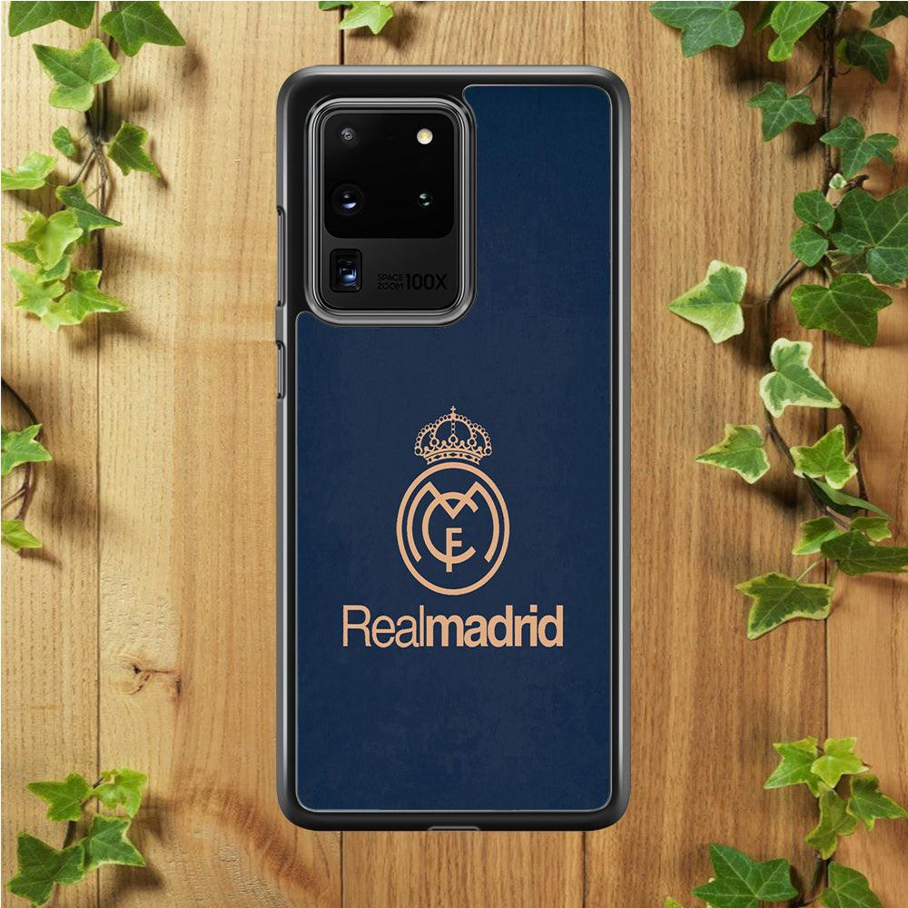 FB Real Madrid Samsung Galaxy S20 Ultra Case-Rubber / White (2D Case)-Xtracase