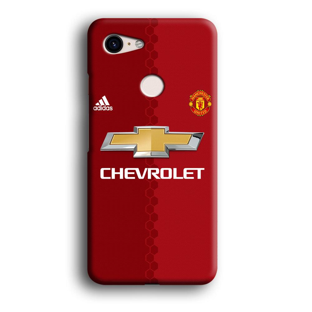 FB Manchester United Jersey Google Pixel 3 3D Case-Xtracase