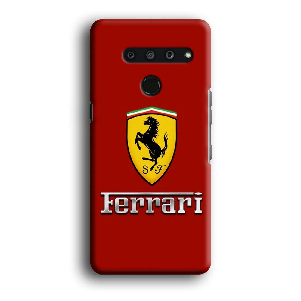 Ferrari Logo Red 001 LG V50 3D Case-Xtracase