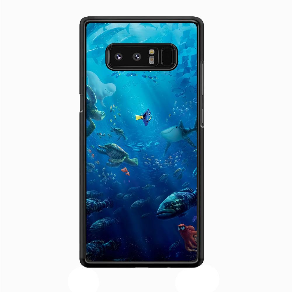 Finding Dory Samsung Galaxy Note 8 Case-Plastic / Full Wrap (3D Case)-Xtracase