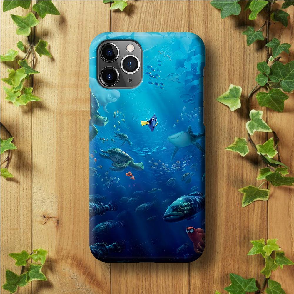 Finding Dory iPhone 11 Pro Max Case-Plastic / Full Wrap (3D Case)-Xtracase
