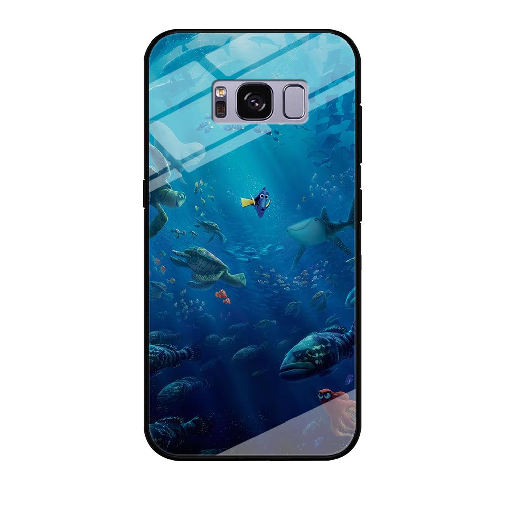 Finding Dory Samsung Galaxy S8 Case-Tempered Glass Case-Xtracase