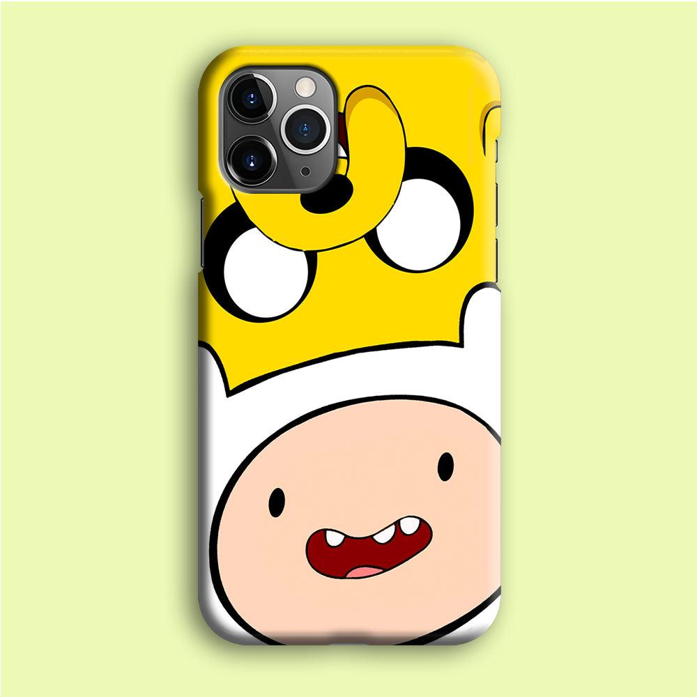 Finn and Jake Adventure Time iPhone 12 Pro Max Case-Plastic / Full Wrap (3D Case)-Xtracase