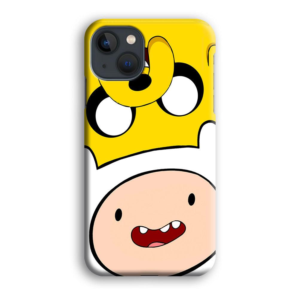 Finn and Jake Adventure Time iPhone 13 Case-Plastic / Full Wrap (3D Case)-Xtracase