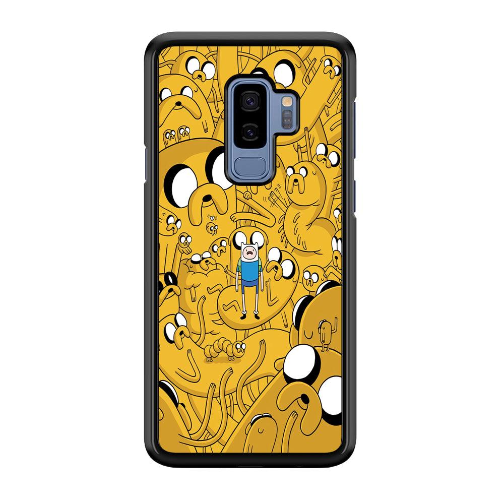 Finn and Jake Doodle Samsung Galaxy S9 Plus Case-Plastic / Full Wrap (3D Case)-Xtracase