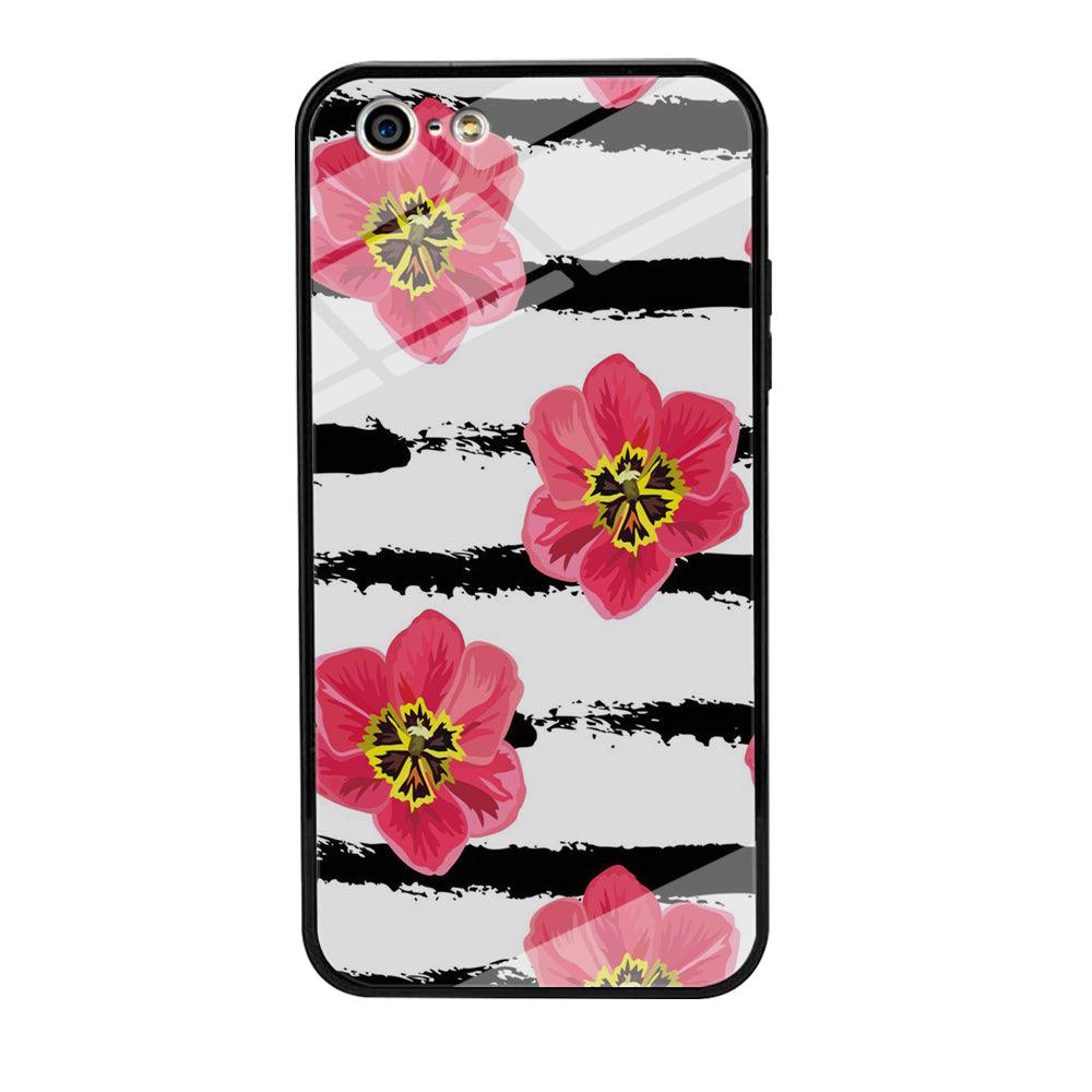 Flower Painting Streak iPhone 5 | 5s Case-Tempered Glass Case-Xtracase