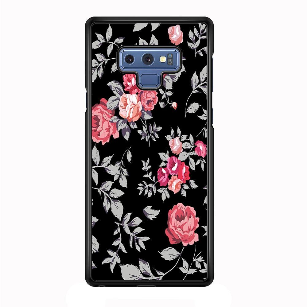 Flower Pattern 004 Samsung Galaxy Note 9 Case-Plastic / Full Wrap (3D Case)-Xtracase
