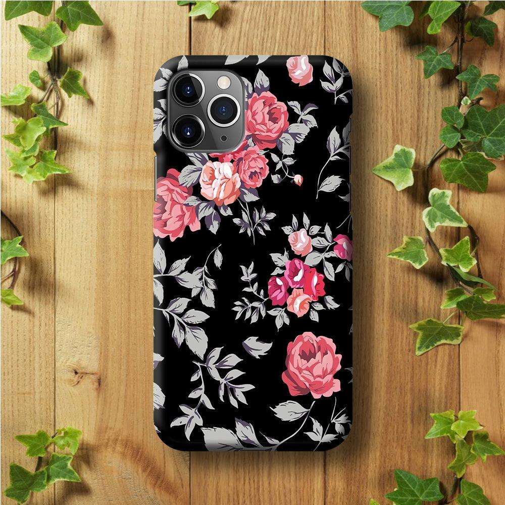 Flower Pattern 004 iPhone 11 Pro Case-Plastic / Full Wrap (3D Case)-Xtracase