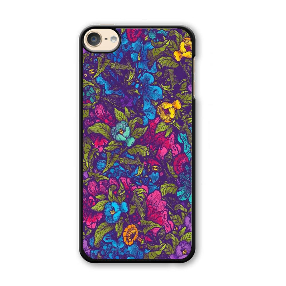 Flower Pattern 005 iPod Touch 6 Case-Plastic / Full Wrap (3D Case)-Xtracase