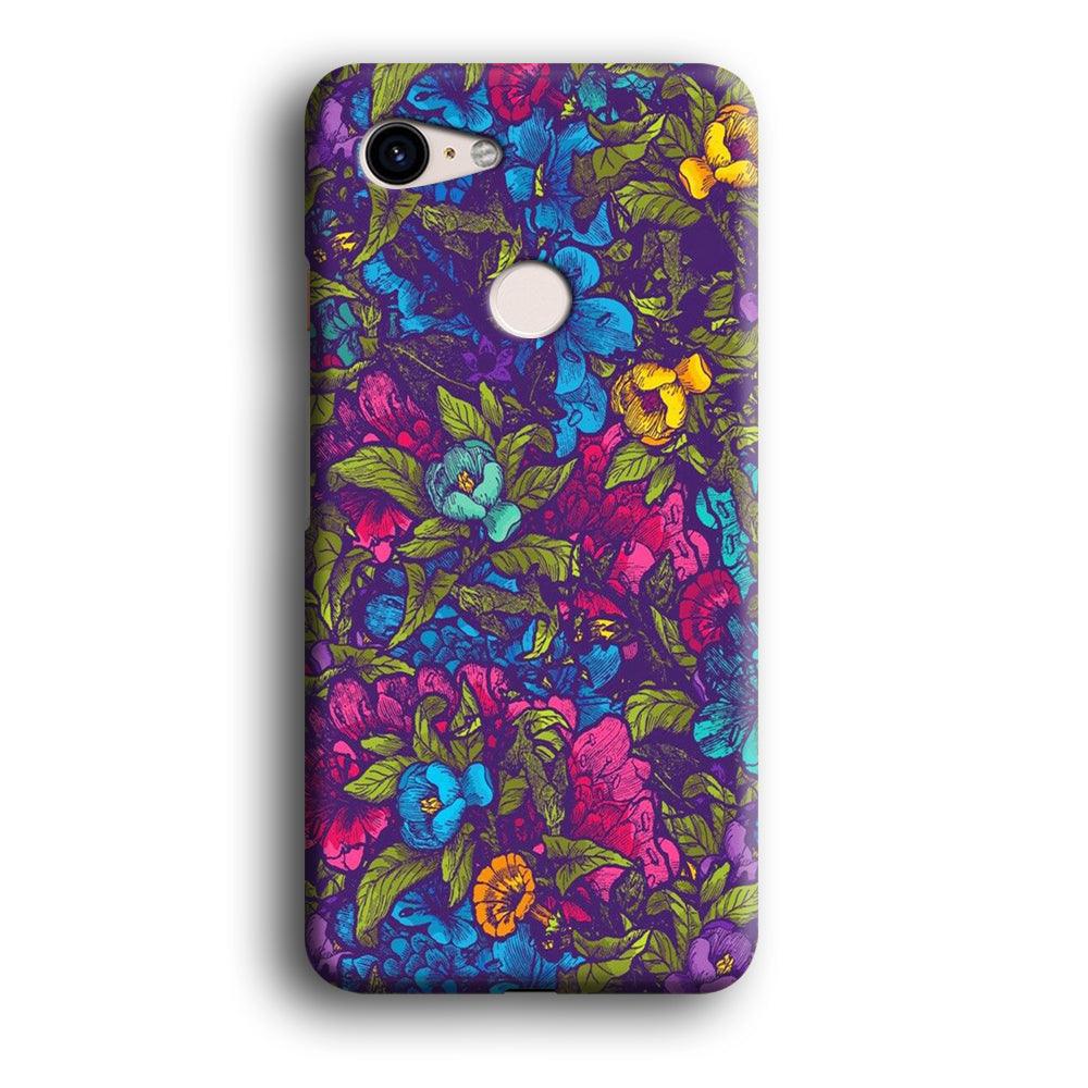 Flower Pattern 005 Google Pixel 3 XL 3D Case-Xtracase