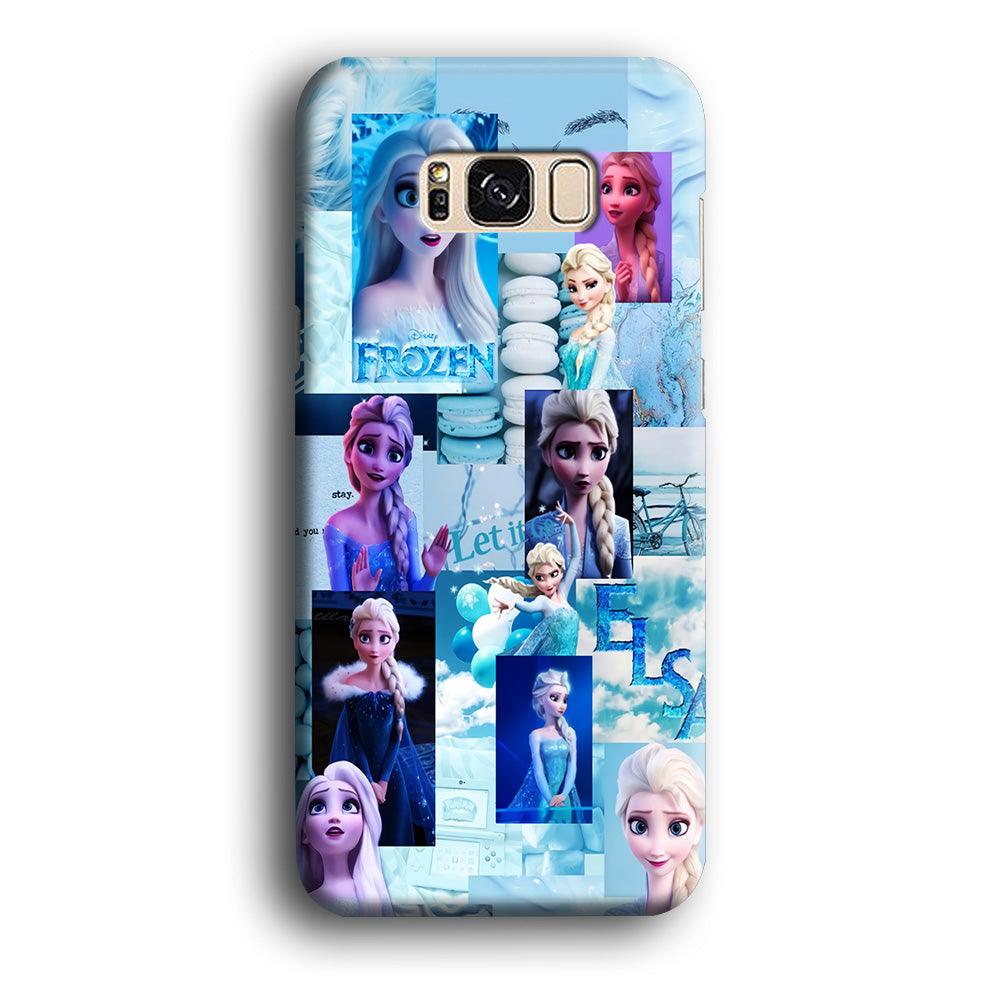 Frozen Elsa Aesthetic Samsung Galaxy S8 Case-Plastic / Full Wrap (3D Case)-Xtracase