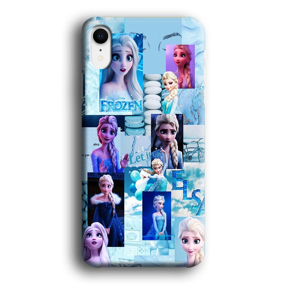 Frozen Elsa Aesthetic iPhone XR Case-Plastic / Full Wrap (3D Case)-Xtracase