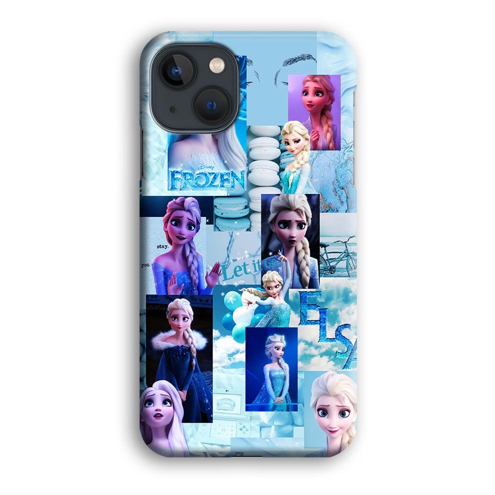 Frozen Elsa Aesthetic iPhone 13 Pro Case-Plastic / Full Wrap (3D Case)-Xtracase