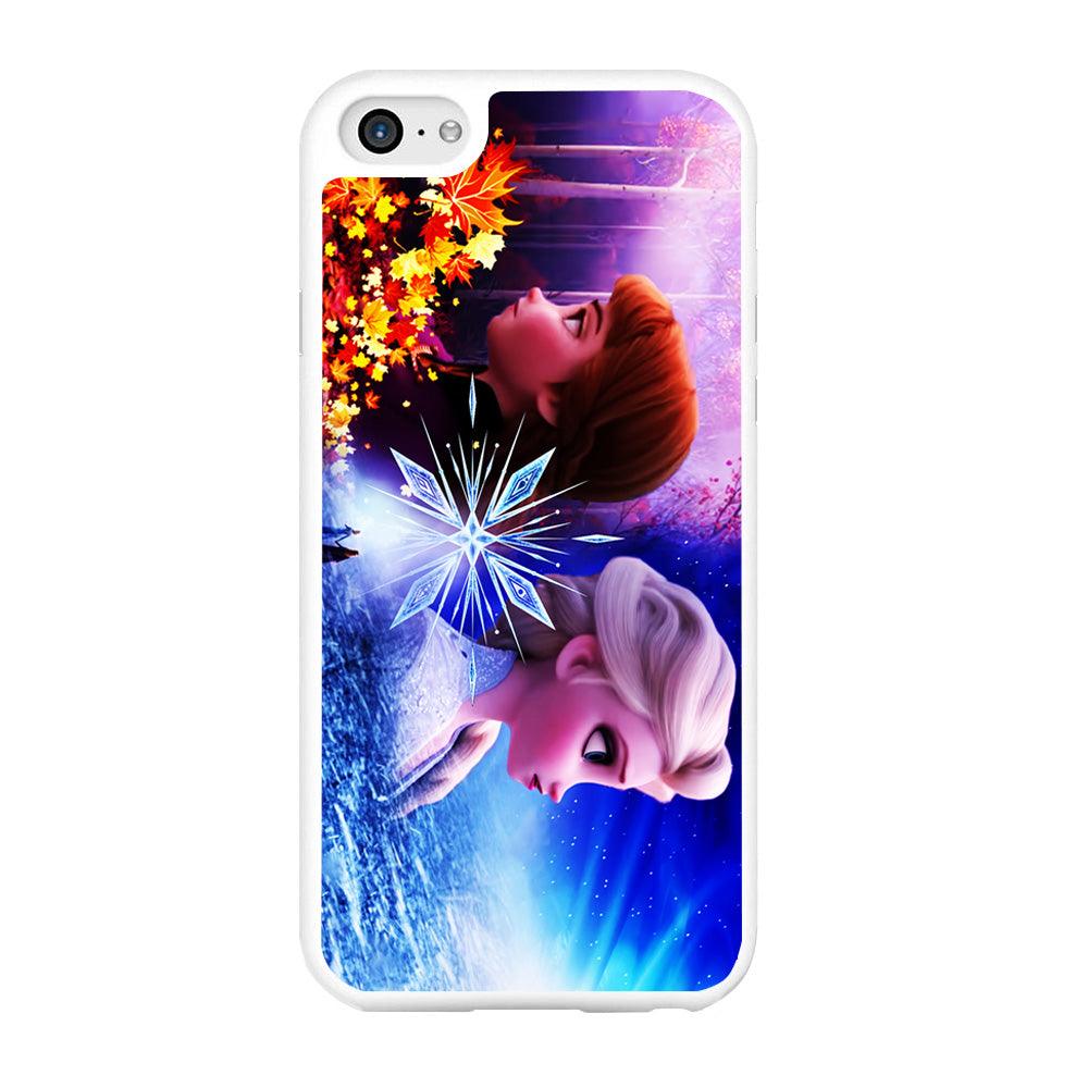 Frozen Elsa and Anna iPhone 6 Plus | 6s Plus Case-Rubber / White (2D Case)-Xtracase