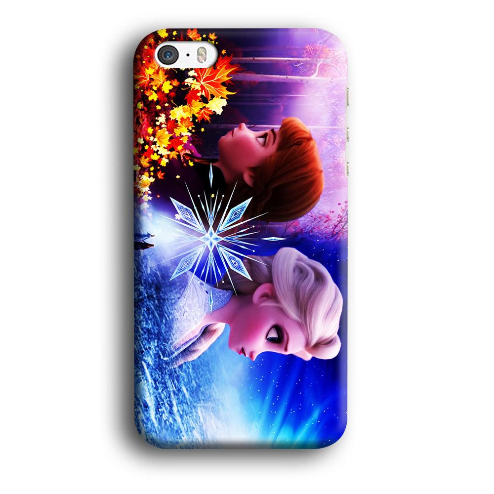 Frozen Elsa and Anna iPhone 5 | 5s Case-Plastic / Full Wrap (3D Case)-Xtracase